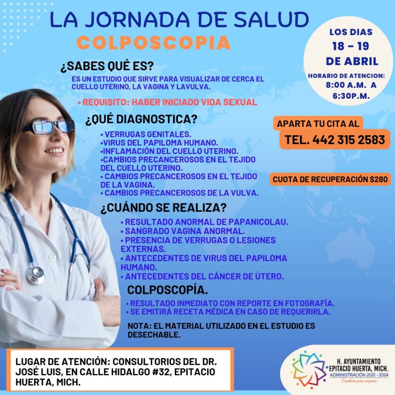 Examen de Colposcopia.